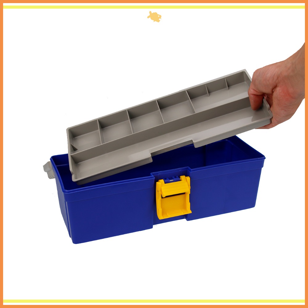 塑膠工具箱 35*13.5*13cm B350 QiCai 零件 雜物 分類 積木 收納 單層 臺灣製造 現貨-細節圖9