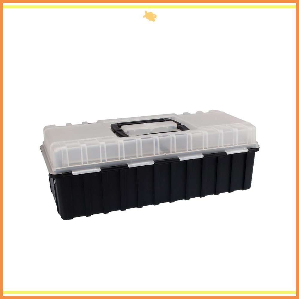 工具箱 收納箱 37*18*12.5cm B371 QiCai 零件 分類 生活 玩具 單層 臺灣製造 現貨-細節圖4