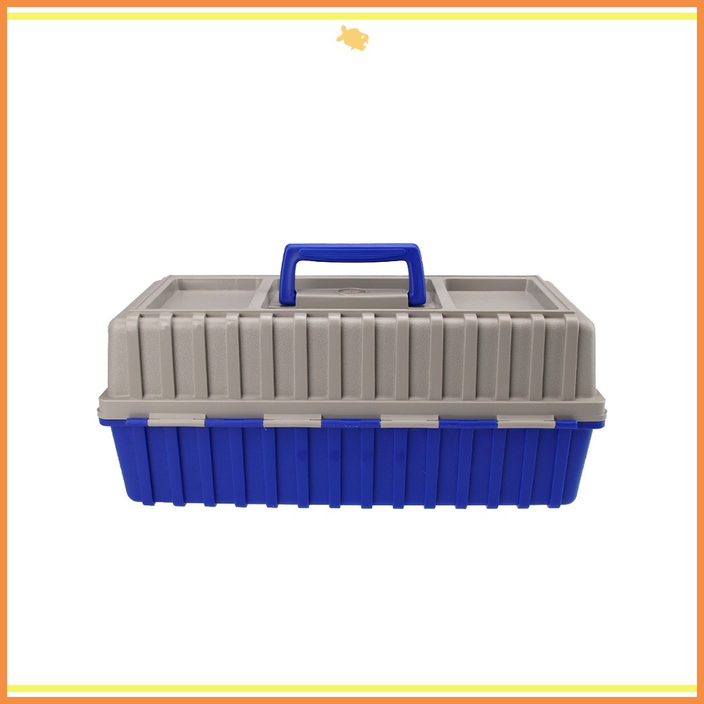 工具箱 收納箱 42*20*18cm B423 QiCai 工程 盒子 分類 零件 三層 臺灣製造 現貨-細節圖4