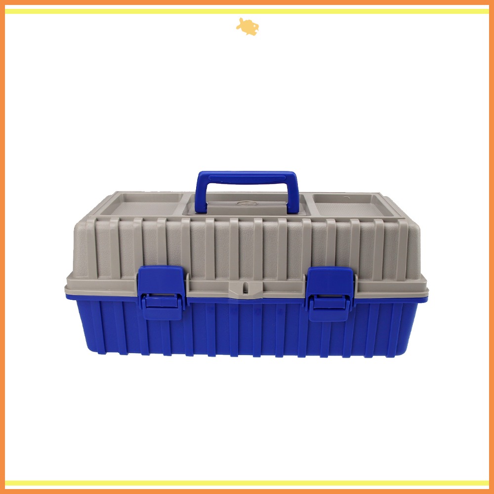 工具箱 收納箱 42*20*18cm B423 QiCai 工程 盒子 分類 零件 三層 臺灣製造 現貨-細節圖5