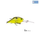深潛 小胖子 10.0g 8.3cm 浮水 柒采釣具 搖滾 路亞 假餌 Crankbait 釣魚 硬餌-規格圖6