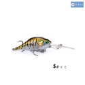 深潛 小胖子 10.0g 8.3cm 浮水 柒采釣具 搖滾 路亞 假餌 Crankbait 釣魚 硬餌-規格圖6