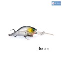 深潛 小胖子 10.0g 8.3cm 浮水 柒采釣具 搖滾 路亞 假餌 Crankbait 釣魚 硬餌-規格圖6