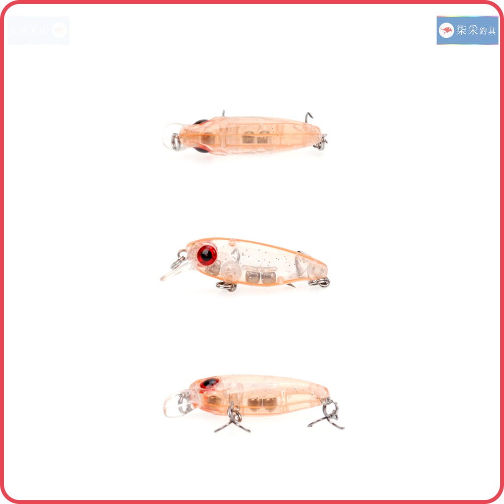 小米諾 3.0g 4.4cm 沉水 柒采釣具 路亞 假餌 釣魚 Minnow 擬餌 魚餌 小餌-細節圖3