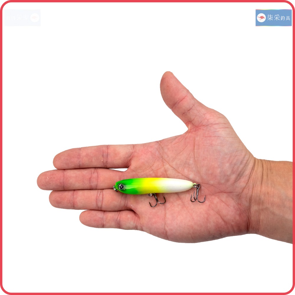 鉛筆 7.2g 6.7cm 浮水 柒采釣具 路亞 假餌 之字 Pencil 水表餌-細節圖4