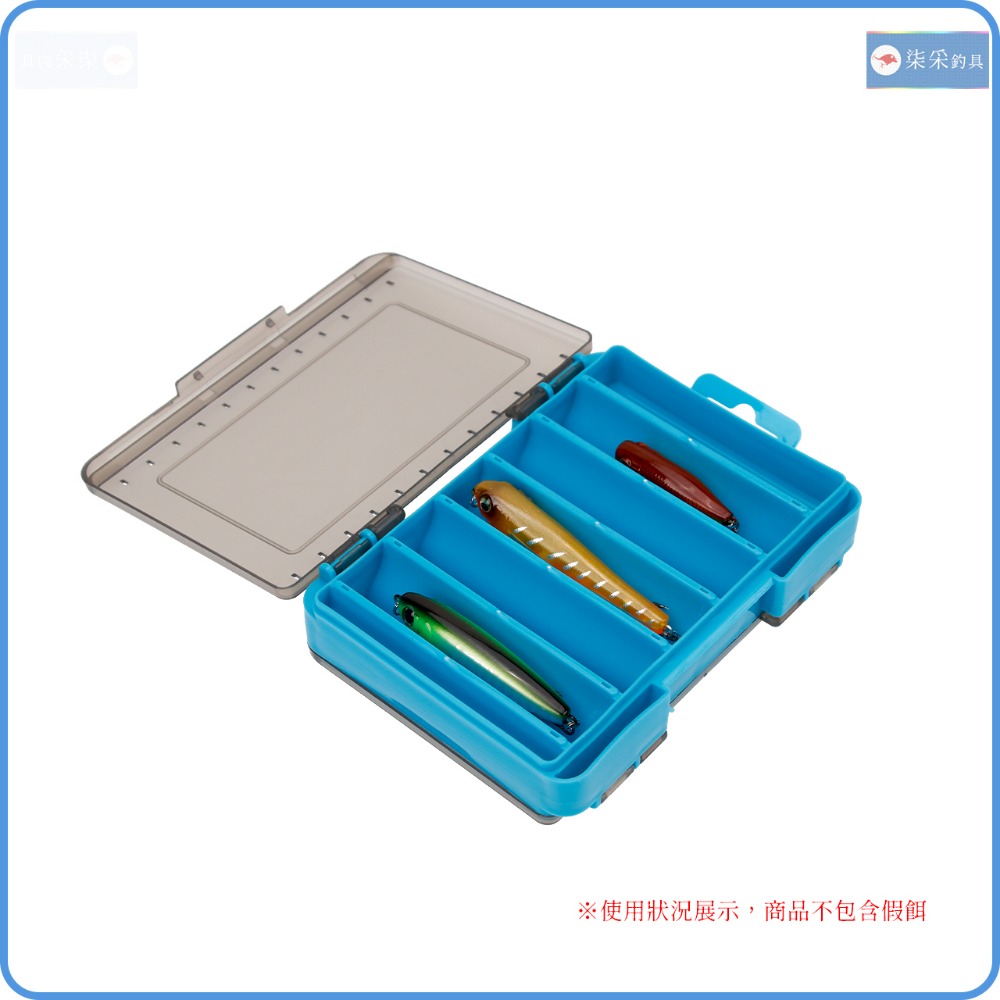 小型 雙面 路亞盒 柒采釣具 假餌盒 小餌 路亞 溪流 何氏棘魞 擬餌 小米諾 釣魚-細節圖3