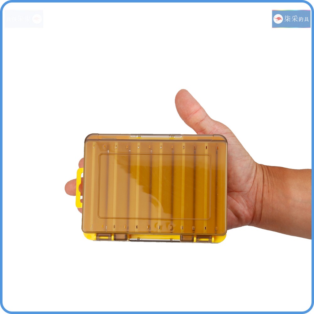 小型 雙面 路亞盒 柒采釣具 假餌盒 小餌 路亞 溪流 何氏棘魞 擬餌 小米諾 釣魚-細節圖4