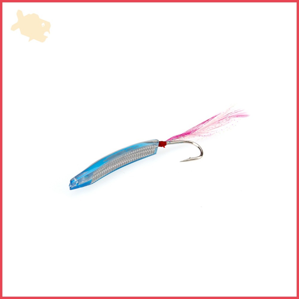 弓角 5cm 2入 柒采釣具 岸拋 海釣 船釣 土魠 假餌 水球 鬼頭刀 釣具-細節圖3