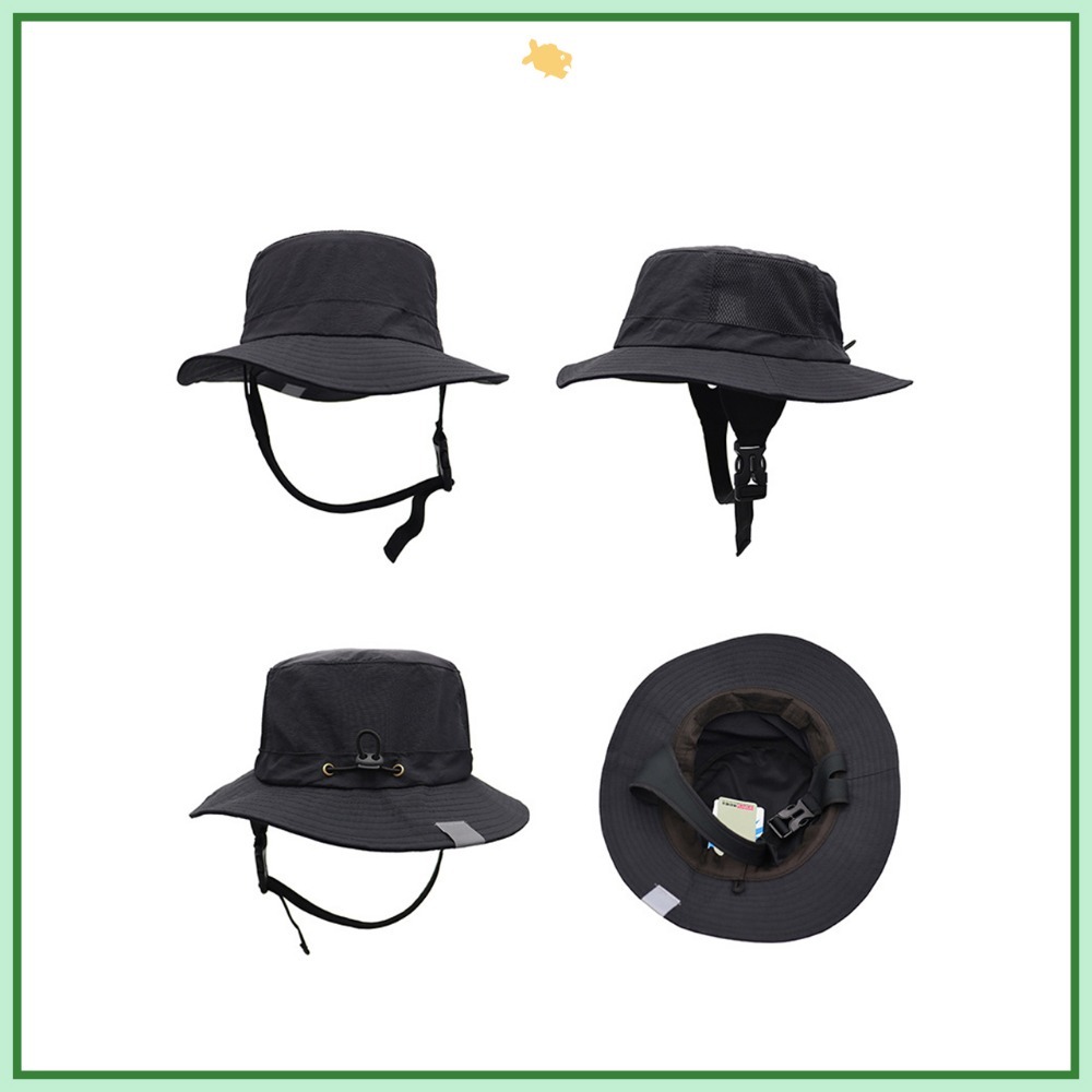 衝浪帽 潛水帽 遮陽帽 防曬帽 釣魚帽 QiCai 速乾 透氣 自由潛水 漁夫帽 運動 戶外-細節圖6