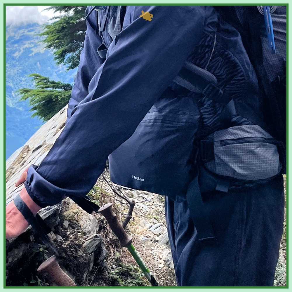 登山小包 胸前包 QiCai 輕量 大容量 登山 休閒 戶外 爬山 斜跨包 旅行 單肩包-細節圖3