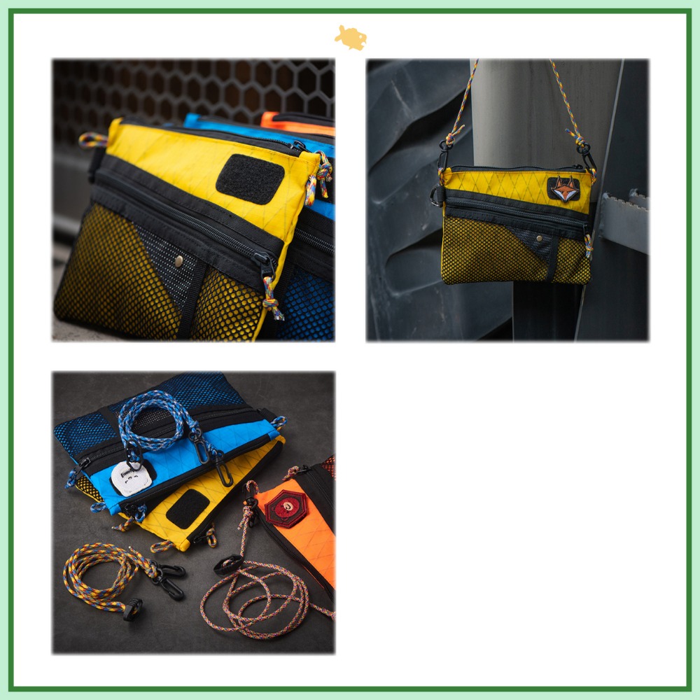 彩繩 登山 小包 胸前包 輕量化 Qi Cai 登山 戶外 斜肩包 爬山 輕便-細節圖8