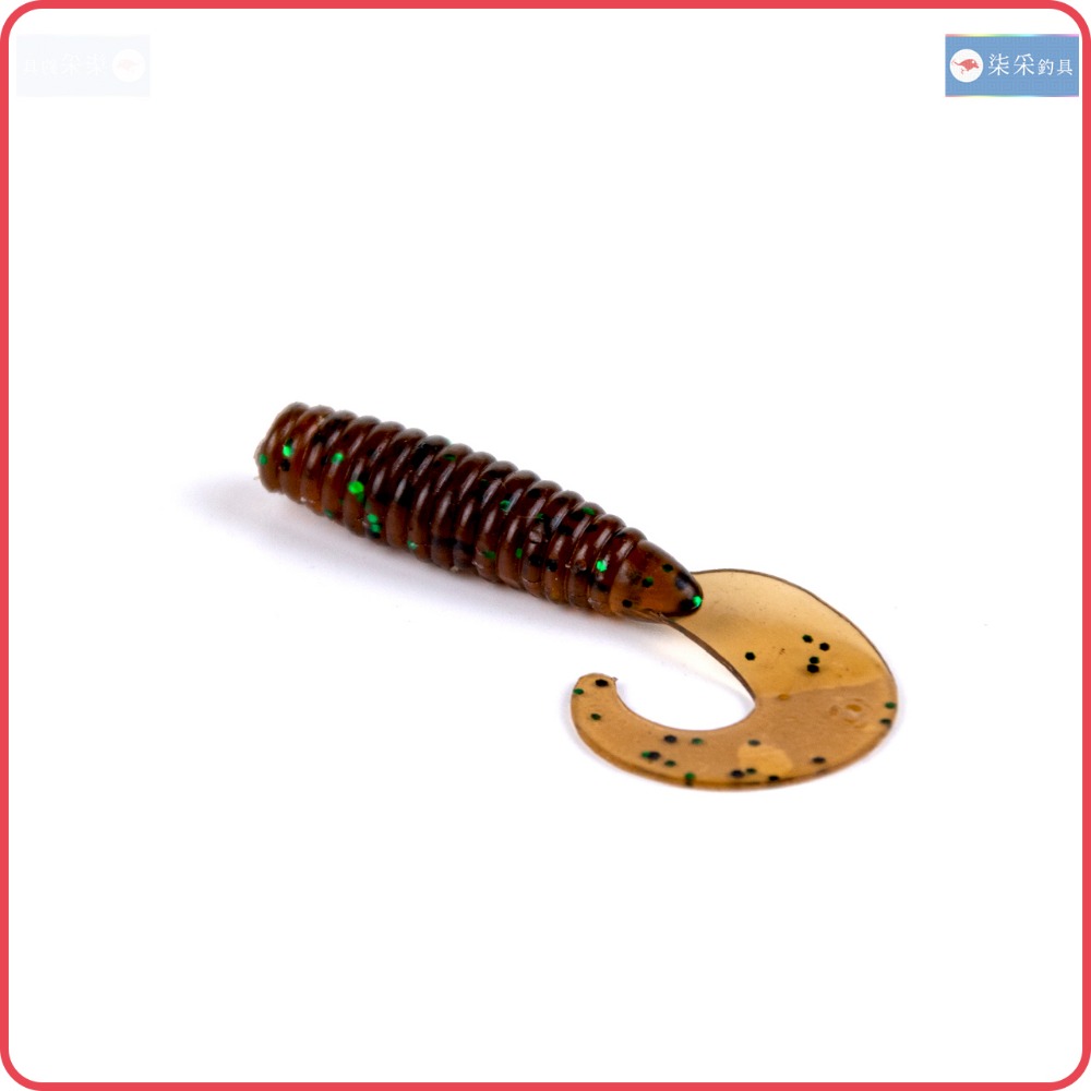 捲尾蛆 1.2g 4.5cm 12入 柒采釣具 軟餌 路亞 軟蟲 假餌 鉛頭鉤 何氏棘魞 釣魚-細節圖3