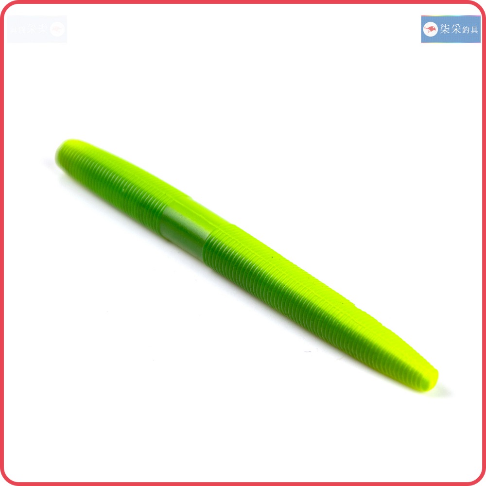 雙色 棒蟲 軟餌 6.5g 10.0cm 8入 柒采釣具 軟蟲 路亞 wacky 路亞餌 麵條蟲 假餌 鱸魚-細節圖3