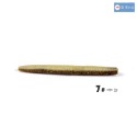 雙色 棒蟲 軟餌 6.5g 10.0cm 8入 柒采釣具 軟蟲 路亞 wacky 路亞餌 麵條蟲 假餌 鱸魚-規格圖6