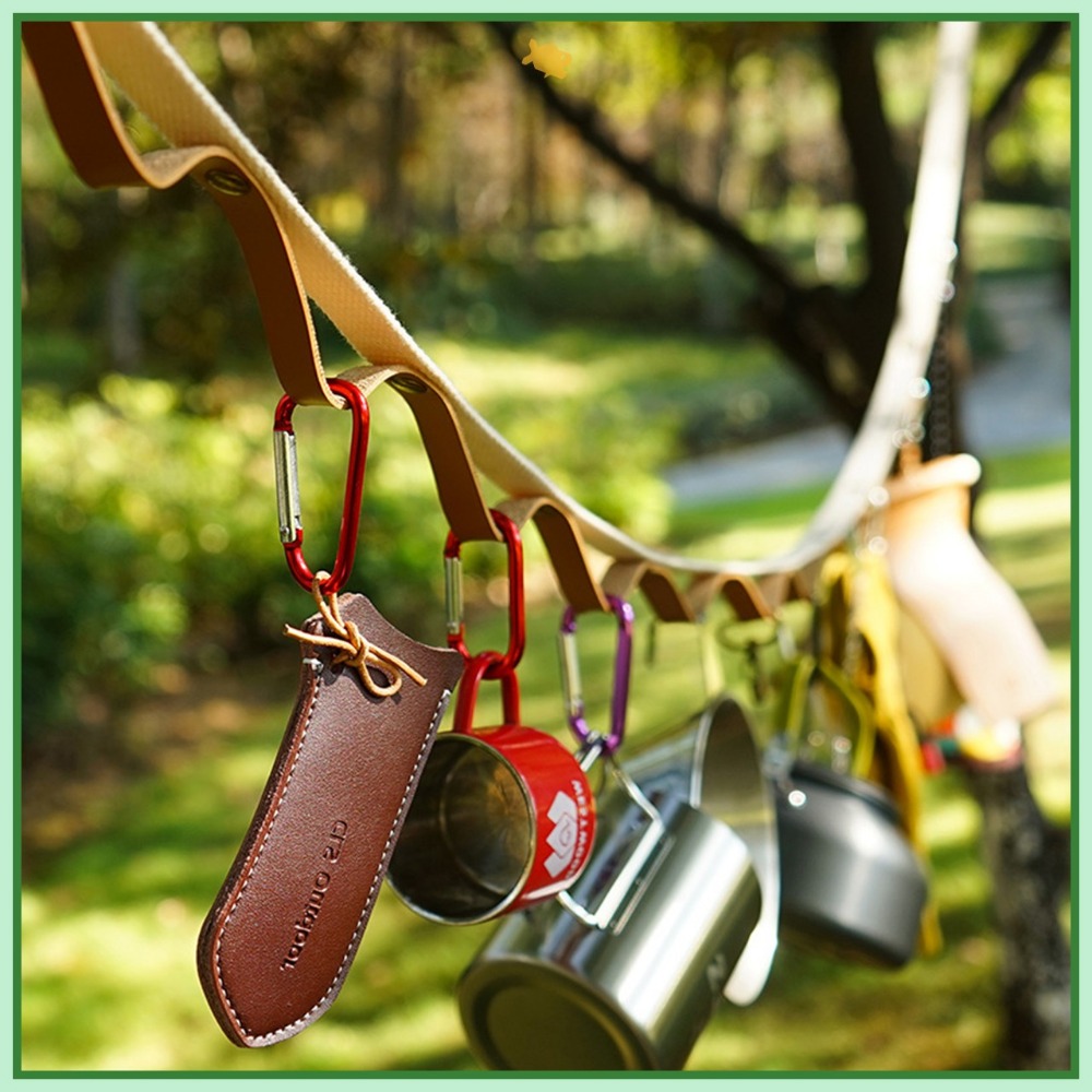 露營 掛物繩 QiCai 皮質 帳篷 野營 收納 晾衣 掛物 戶外-細節圖3