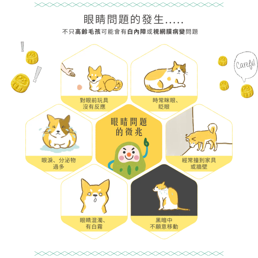 【毛起來】護眼水汪汪賞 30錠 (葉黃素+花青素) 寵物眼睛保健 狗狗貓咪視力保養 淚痕救星 SGS認證 台灣製-細節圖6