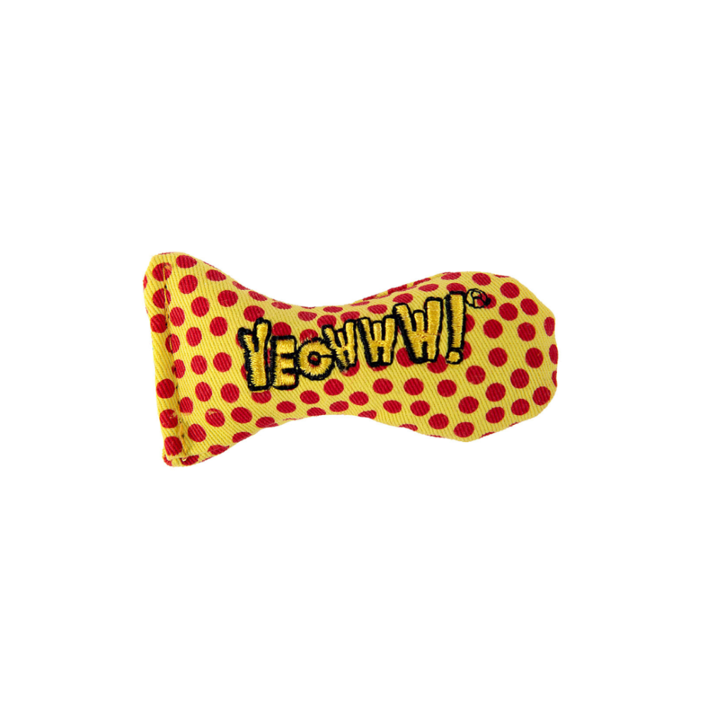 Yeowww! 美國有機貓草 小鮪魚【100%無填充棉花】沙丁魚 貓草包 踢踢包 潔牙 紓壓 寵物玩具-規格圖7