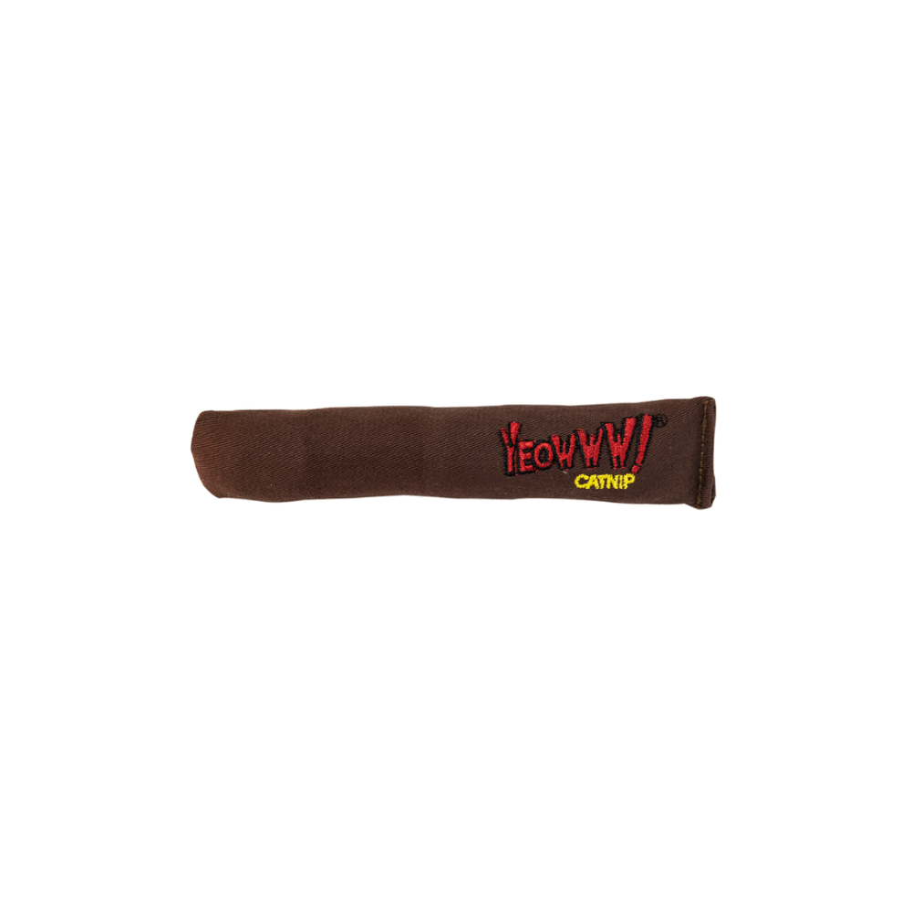 Yeowww! 100%有機貓草棒【無棉花填充】美國製耐咬踢踢包 貓薄荷玩具 潔牙舒壓 寵物玩具-規格圖6