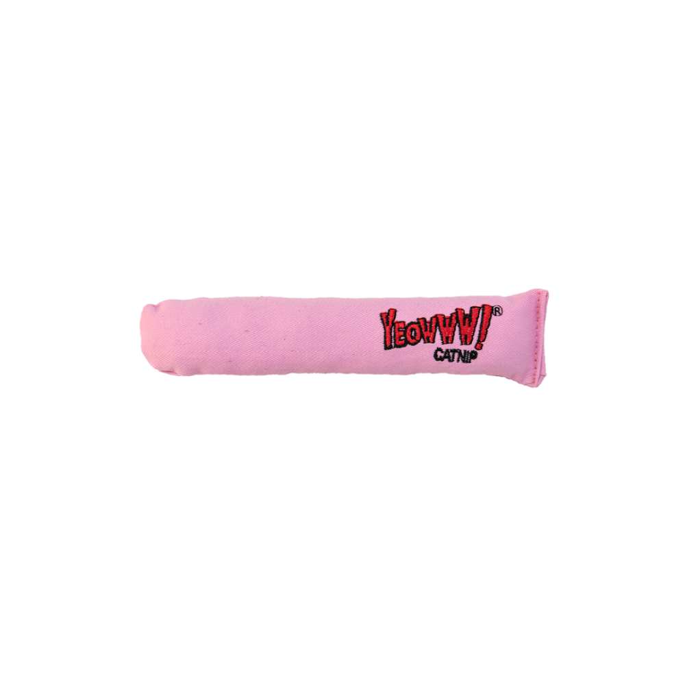 Yeowww! 100%有機貓草棒【無棉花填充】美國製耐咬踢踢包 貓薄荷玩具 潔牙舒壓 寵物玩具-規格圖6