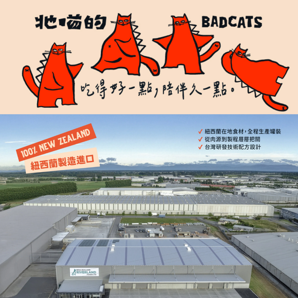 牠喵的 紐西蘭鮮肉主食罐 80g 無穀無膠【高含肉量】全齡貓 幼貓慕斯 補水神器 帝王鮭 貓罐頭 BADCATS-細節圖2