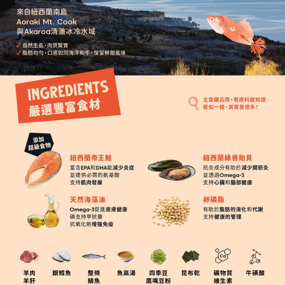 牠喵的 紐西蘭鮮肉主食罐 80g 無穀無膠【高含肉量】全齡貓 幼貓慕斯 補水神器 帝王鮭 貓罐頭 BADCATS-細節圖4
