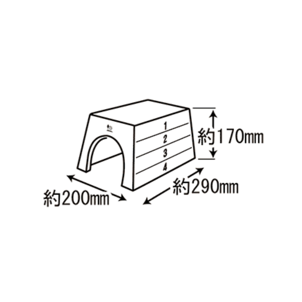 SANKO 日本【跳箱屋 L號】趣味躲避屋 隧道玩具 實木安全材質 兔窩 天竺鼠 刺蝟 適合大體型 H192-細節圖3