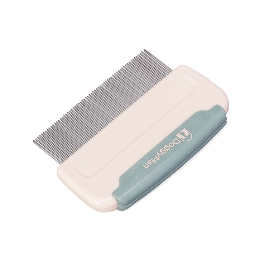 【DoggyMan】抗菌除蚤梳 BS-15｜0.15mm極密齒距 物理除蟲 圓潤針頭不傷膚 貓狗通用 臉部腳底細節梳-細節圖2