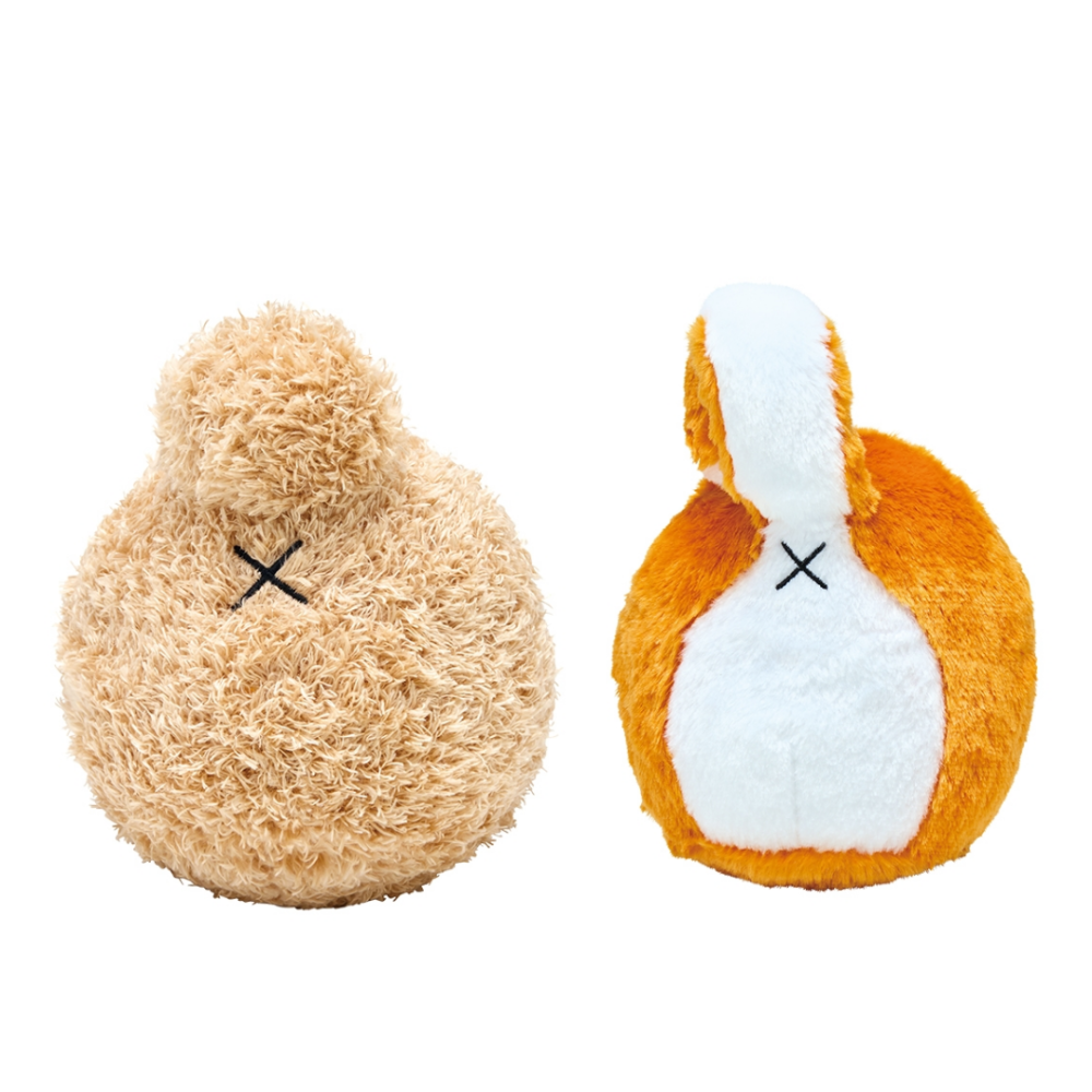 DoggyMan 多格漫 狗狗造型屁屁球【台灣現貨】發聲玩具 寵物玩具 柴犬 貴賓 狗玩具球 互動抗憂鬱玩具-細節圖2