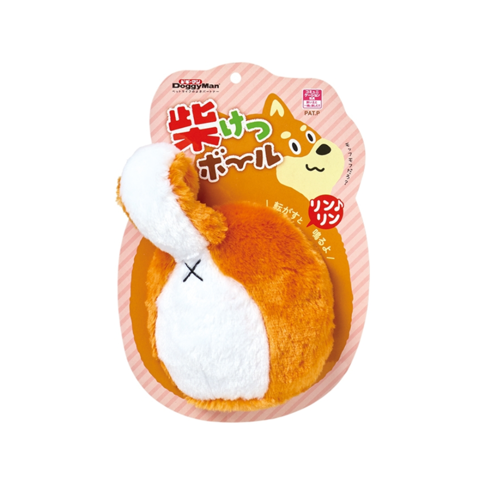 DoggyMan 多格漫 狗狗造型屁屁球【台灣現貨】發聲玩具 寵物玩具 柴犬 貴賓 狗玩具球 互動抗憂鬱玩具-規格圖6