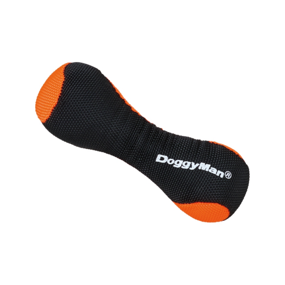 DoggyMan 輕盈耐咬啞鈴玩具 SS/S【水上可浮！耐咬不漏氣】安全軟式狗玩具 拋接玩具 小型犬 幼犬 寵物互動玩-細節圖3