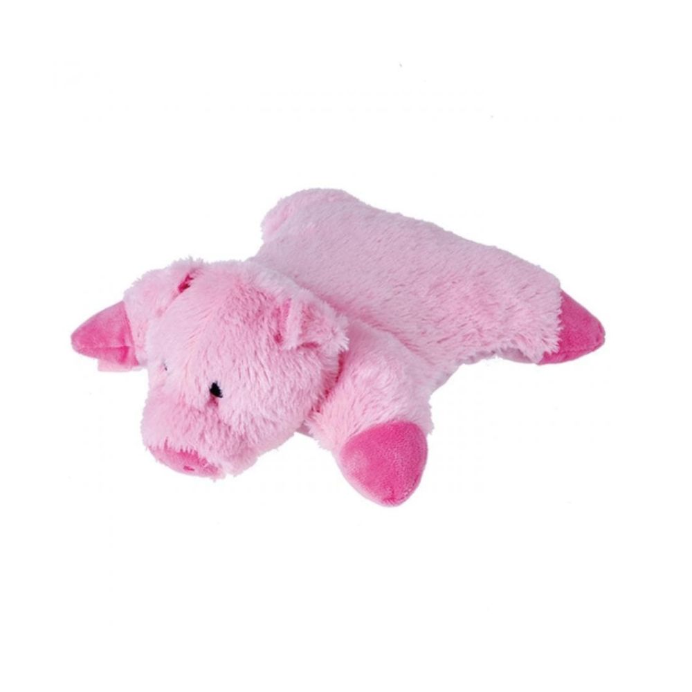 DoggyMan 犬貓用多用途絨毛枕墊 粉紅豬豬 【一秒變換三種睡法】 寵物靠枕 睡窩 貓窩 狗床 寵物睡墊 台灣現貨-細節圖2