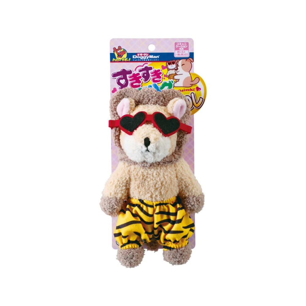 DoggyMan 寵物陪伴發聲玩具【可愛變裝系列】啾啾聲響娃娃 絨毛狗玩具 企鵝 大象 獅子 水獺-規格圖4