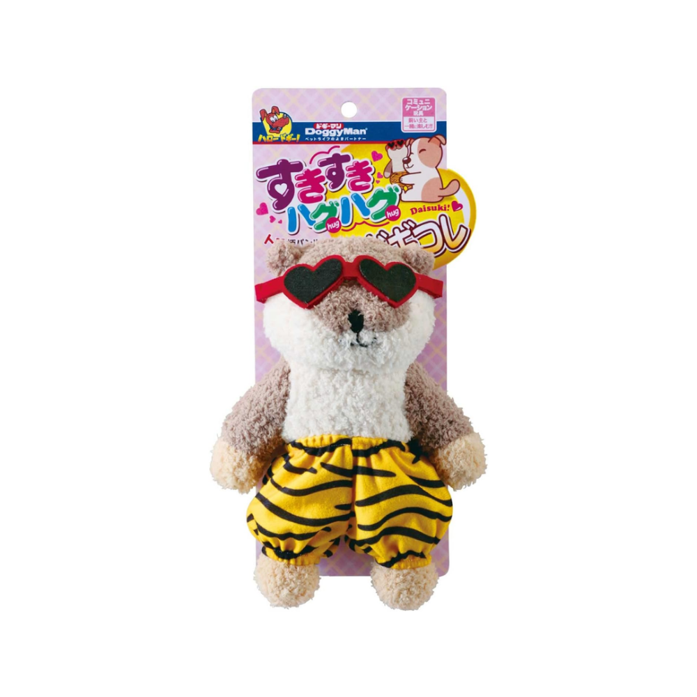 DoggyMan 寵物陪伴發聲玩具【可愛變裝系列】啾啾聲響娃娃 絨毛狗玩具 企鵝 大象 獅子 水獺-規格圖4