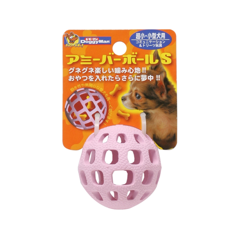 DoggyMan 益智漏食網狀橡膠玩具 【藏食解悶/潔牙舒壓】 狗狗啃咬玩具 寵物互動玩具 狗益智玩具 橡膠球 橄欖球-規格圖4