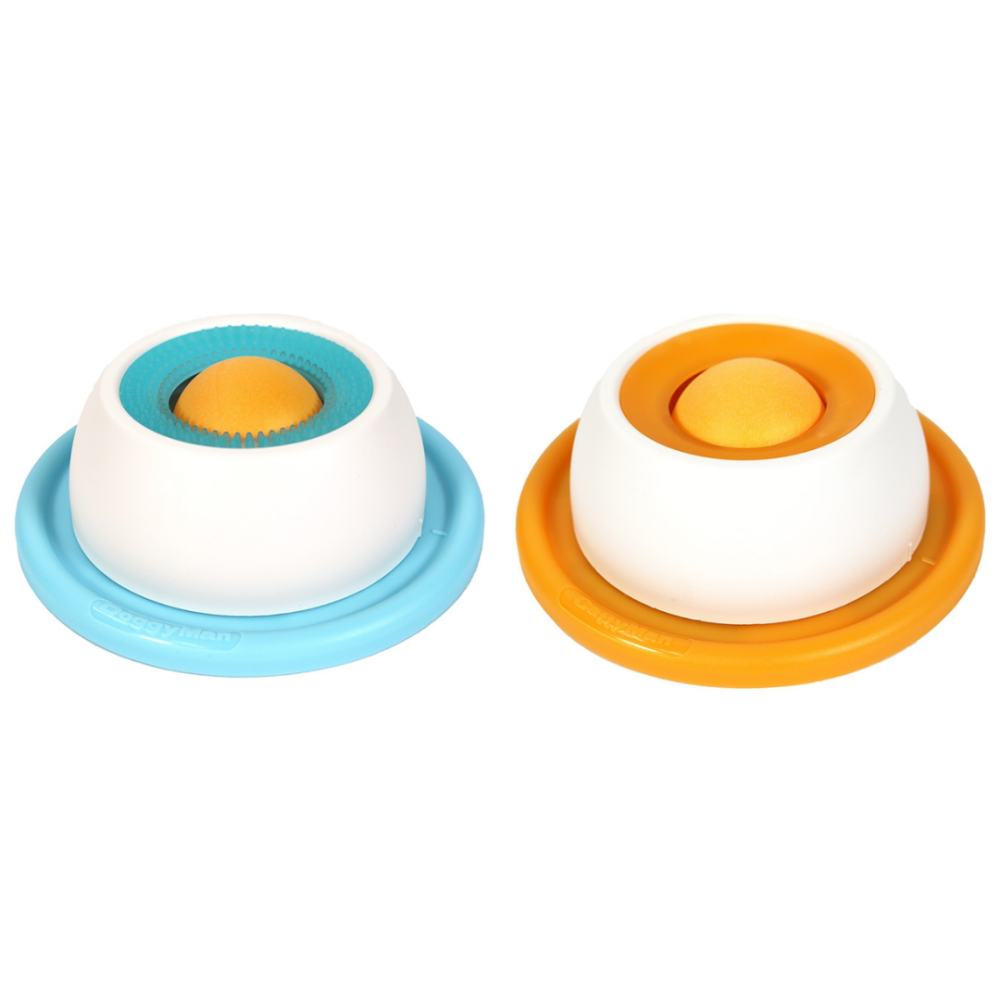 DoggyMan 日本製舔式味覺球餵食器 寵物肉泥餵食碗 慢食碗 扁臉貓狗友善 防飛濺 不易滴落 CattyMan-細節圖2