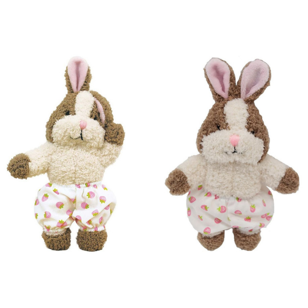 DoggyMan 友達毛絨啾啾玩具 寵物藏食玩具 陪伴安撫發聲娃娃 柔軟絨毛 小型犬適用 松鼠 長頸鹿 兔兔-細節圖3