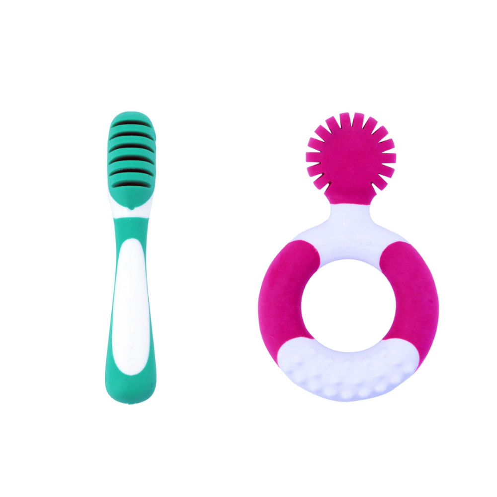 DoggyMan 咬咬果香安全潔齒玩具 圓環與潔牙刷造型 雙重硬度獸醫推薦 狗狗磨牙啃咬玩具 寵物潔齒圈-細節圖6