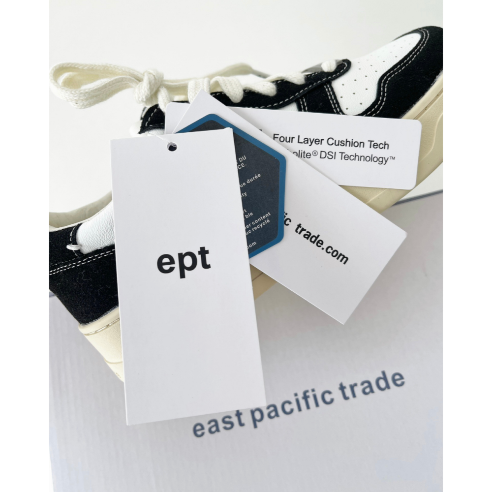 韓國代購EPT COURT 經典 白色 熊貓色 奶油底 板鞋 小白鞋 鞋子-細節圖6