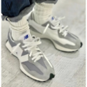 韓國代購 New Balance 327元祖灰 nb327 海鹽白 海鹽色 麂皮 休閒鞋 厚底 女鞋 WS327FE-規格圖9