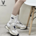 韓國代購 New Balance 327元祖灰 nb327 海鹽白 海鹽色 麂皮 休閒鞋 厚底 女鞋 WS327FE-規格圖9