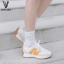 韓國代購 New Balance 327元祖灰 nb327 海鹽白 海鹽色 麂皮 休閒鞋 厚底 女鞋 WS327FE-規格圖9