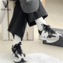 韓國代購 New Balance 327元祖灰 nb327 海鹽白 海鹽色 麂皮 休閒鞋 厚底 女鞋 WS327FE-規格圖9