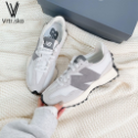 韓國代購 New Balance 327元祖灰 nb327 海鹽白 海鹽色 麂皮 休閒鞋 厚底 女鞋 WS327FE-規格圖9