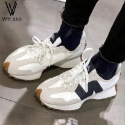 韓國代購 New Balance 327元祖灰 nb327 海鹽白 海鹽色 麂皮 休閒鞋 厚底 女鞋 WS327FE-規格圖9