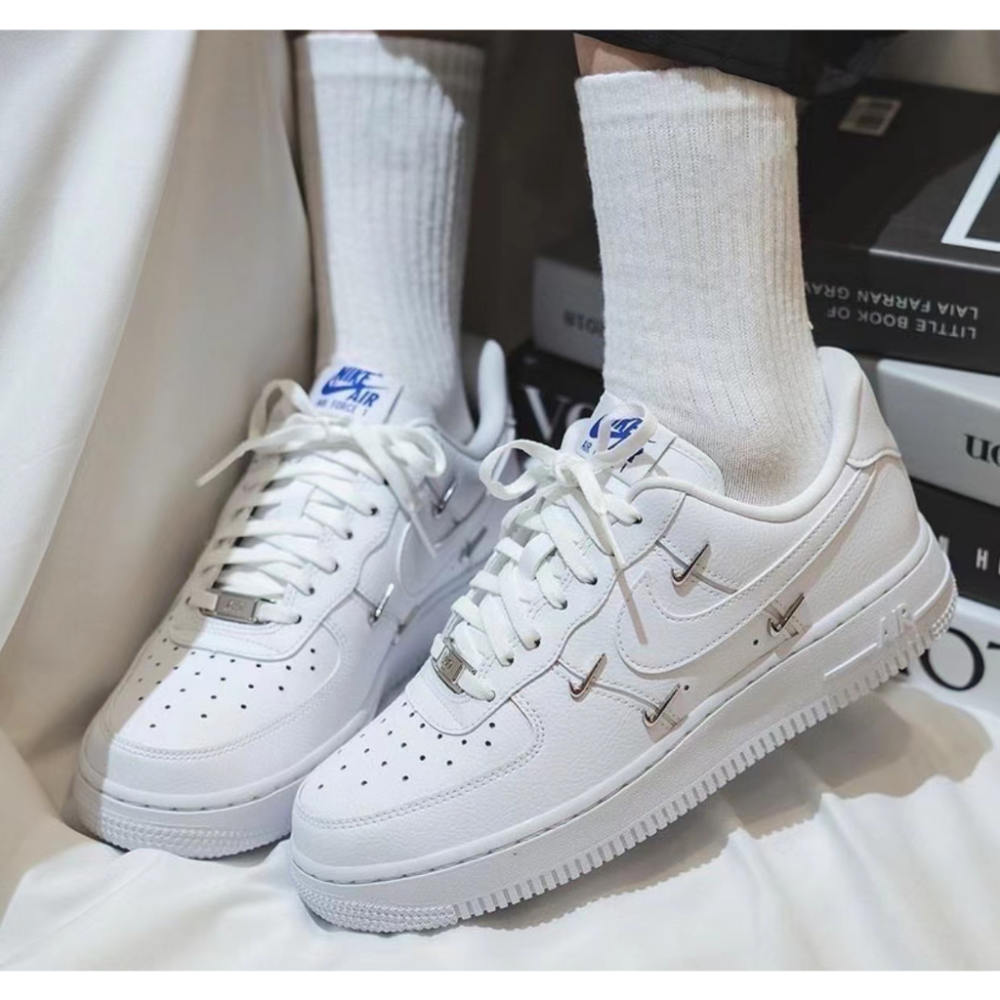 現貨Nike Air Force 1 Low 07 純白 空軍一號 復古經典 低幫 板鞋 休閑鞋 男女同款-細節圖6