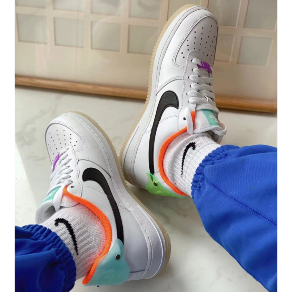 現貨Nike Air Force 1 Low 07 純白 空軍一號 復古經典 低幫 板鞋 休閑鞋 男女同款-細節圖7