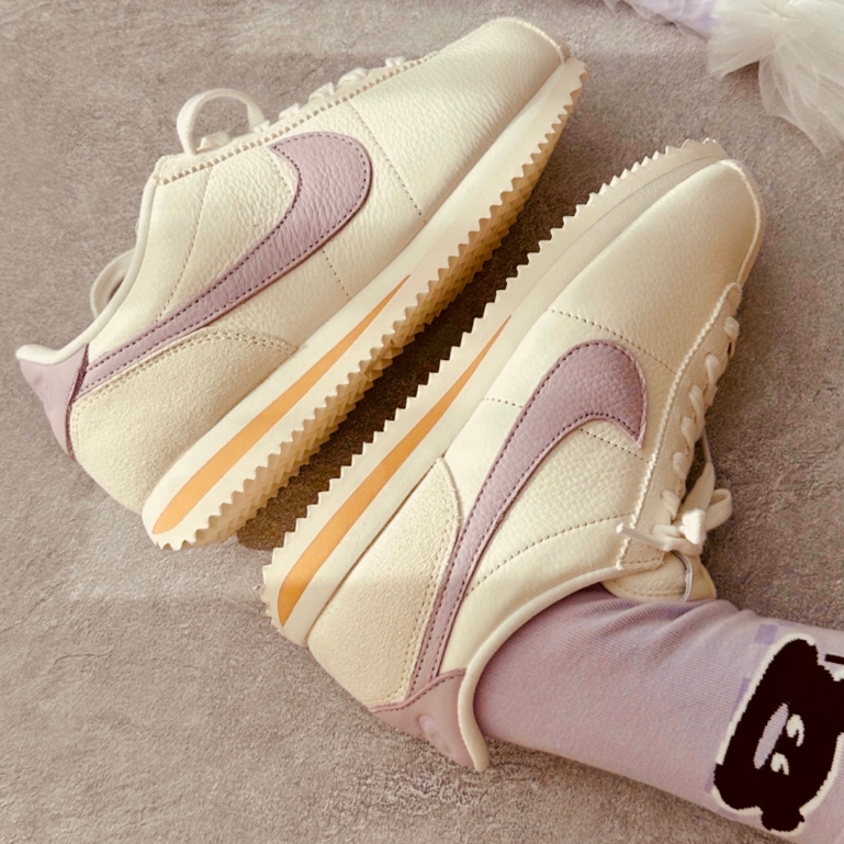 Nike Cortez Iced Lilac 女鞋 白紫 白月光 休閒鞋 仙女鞋 FJ4608-133-細節圖4