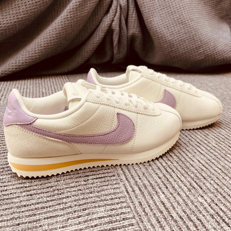 Nike Cortez Iced Lilac 女鞋 白紫 白月光 休閒鞋 仙女鞋 FJ4608-133-細節圖6