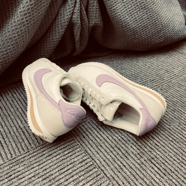 Nike Cortez Iced Lilac 女鞋 白紫 白月光 休閒鞋 仙女鞋 FJ4608-133-細節圖7