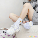 NIKE TC 7900 淡紫 奶白 米白  厚底 增高  女鞋 小白鞋 老爹鞋 FD0385-121-規格圖1